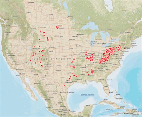 United States Mining Map