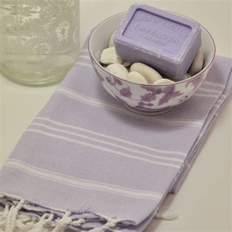 Turkish T Lavender Basic Hand Towel Perfect For A Bathroom Hand Towel