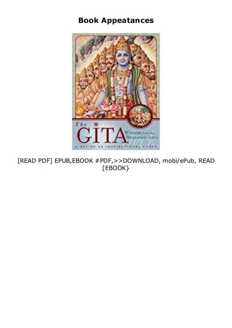 Magazine The Gita Deck Wisdom From The Bhagavad Gita Review Full Pages