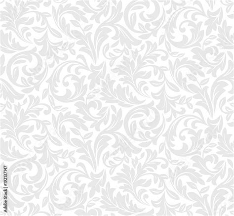 Floral Pattern Wallpaper Baroque Damask Seamless Vector Background