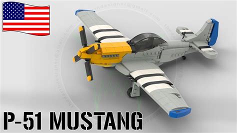 Lego Ww North American P Mustang Scale Youtube