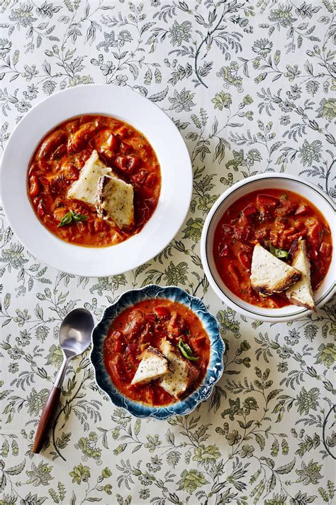 Feed A Crowd With This Bright Slightly Piquant Tomato And Pepper Soup