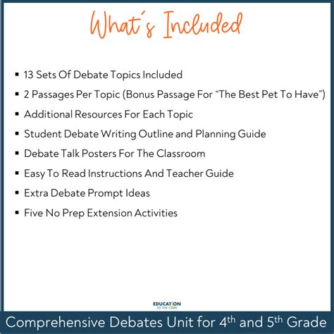 Debate Passages And Discussions Education To The Core