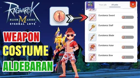 I wonder what you can make with it? Free Weapon Costume Aldebaran - Ragnarok Mobile - YouTube