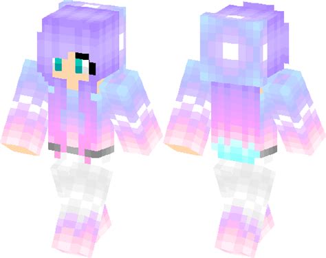 Purple Cute Girl Minecraft Skin Minecraft Hub