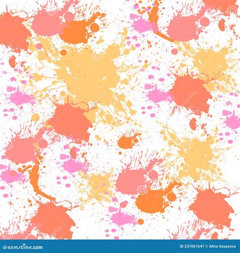 Abstract Paint Splatter Background Stock Illustration Illustration Of