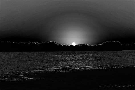 Black And White Sunset Photograph By Penelope Winthrop Pixels