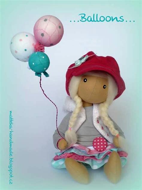 Matteka handmade | Cloth dolls handmade, Balloons, Dolls handmade