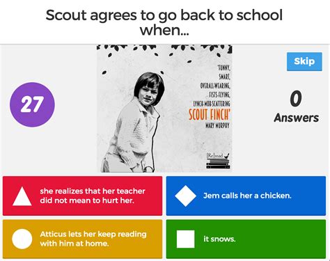 Kahoot Quiz Games Based On Childrens Books