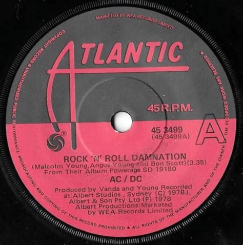 Acdc Rock N Roll Damnation 1978 Vinyl Discogs