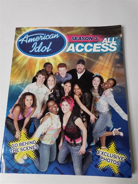 American Idol Season 3 All Access Paperback Book On Mercari Fan Book