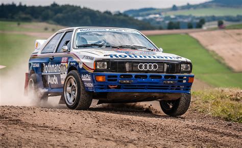 The front is high and square to the road. audi, Sport, Quattro, Rally, Groupe, B, Cars, Sport ...