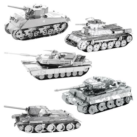 Metal Earth Set Tanks 3d Metal Models Innovatoys