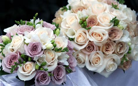 Beautiful Wedding Bouquets Of Roses Hd Wallpaper