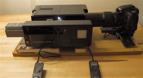 Before digital photography entered our lives and became ubiquitous you'll need an old slide projector. Neat DIY Projector Rig Lets You Digitize 15 Slides Per ...