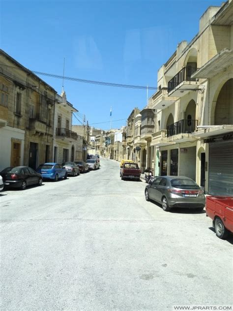 Buildings And Streets On The Island Of Gozo Malta