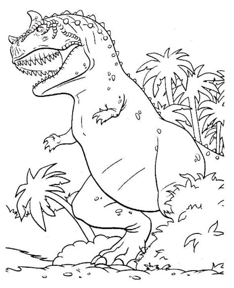 Dibujos De Carnotaurus Para Ni Os Para Colorear Para Colorear Pintar E Imprimir Dibujos