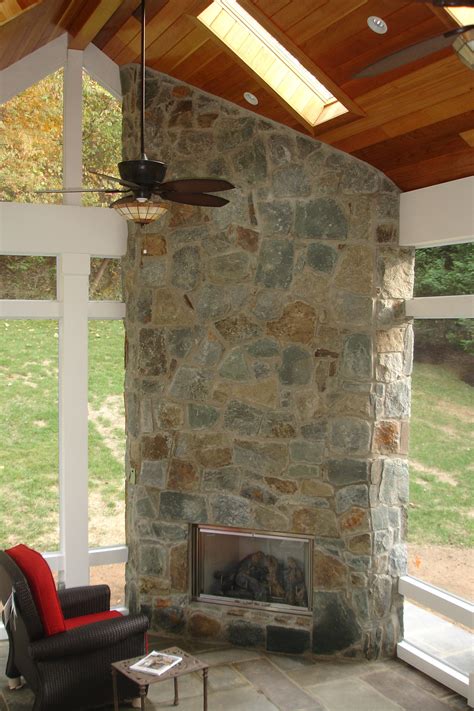 Most range from $3,000 to $7,500 but a custom, real stone design built by a mason is pricier. How Much Does It Cost to Build a Fireplace in a Screened-In Porch? | Build a fireplace, Building ...