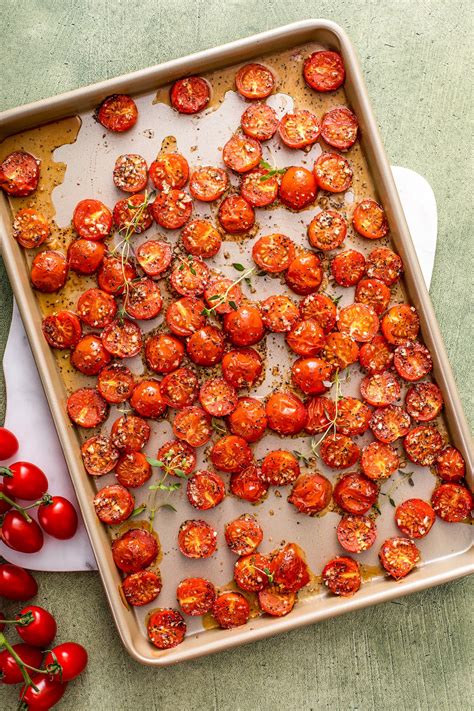 Roasted Cherry Tomatoes Recipe The Novice Chef