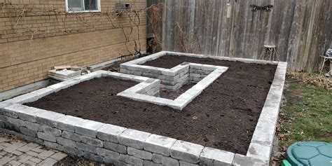 Paver Stone Raised Garden Bed How To Build A Raised Garden With