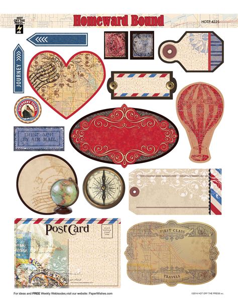 Pin By Sarah Bottema On Tags And Stickers Scrapbook Printables Vintage Paper Scrapbook