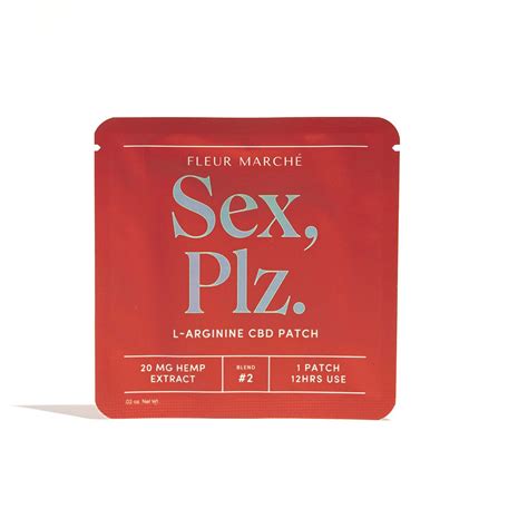 Shop Fleur Marché Cbd Transdermal Patch Sex Plz 20mg Best Cbd Finder