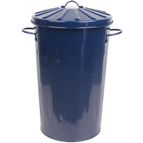 CrazyGadget® 18 Litre Metal Small Round Dustbin Paper Rubbish Waste Bin