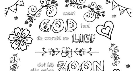 Mewarnai indah Kleurplaat Feest Voor God
