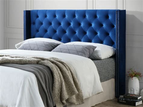 Tete de lit 160, choix, code promo et livraison, la redoute simplifie votre achat sur internet. Tête de lit capitonnée MASSIMO - Velours - 160 cm - Bleu