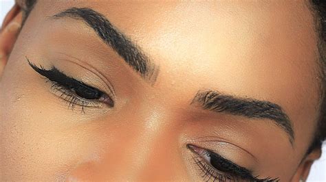 Super Thick Natural Looking Eyebrow Tutorial Vickylogan Eyebrow Tutorial Thick Eyebrow Shapes
