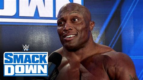 Bobby Lashley Is All Smiles After Winning The Battle Royal Smackdown Exclusive Mar