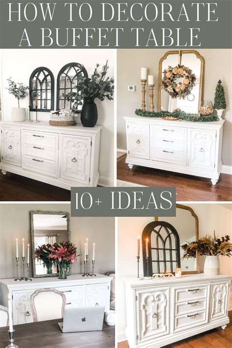 How To Decorate A Buffet Table 10 Ideas Marly Dice Dining Room