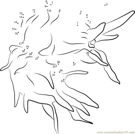 There are 945 dots to connect in this extreme dot to dot! Two Dragon dot to dot printable worksheet - Connect The Dots