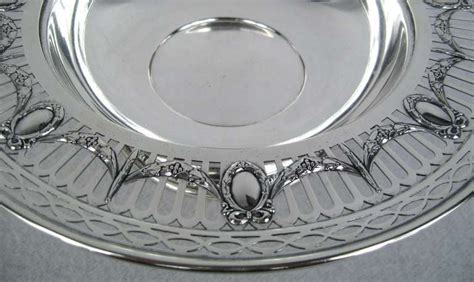 Gorham Sterling Silver Reticulated Footed Bowl Platter For Sale At 1stdibs