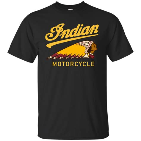 Indian Motorcycle T Shirt Biker Retro Vintage Motorbike Cotton Mens Tee