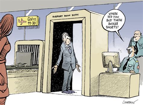 Airport Security Cartoon