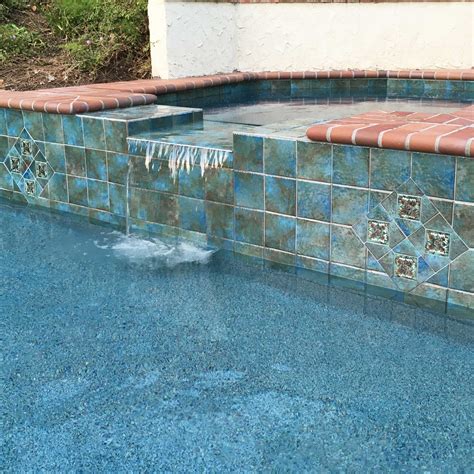 Albi Decorative 6 X 6 Waterline Pool Tile Aquatiles