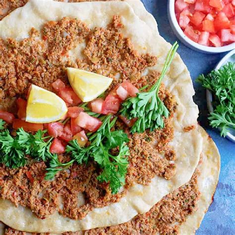 Lahmacun Turkish Pizza Recipe Recipe Cart
