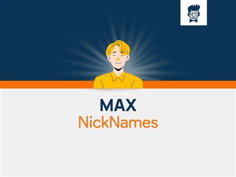 Max Nicknames 600 Catchy And Cool Names Brandboy