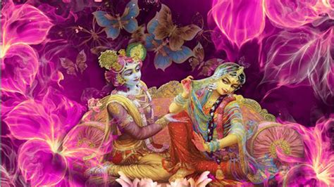 Radha Krishna In Dark Pink Background God Hd Krishna Wallpapers Hd