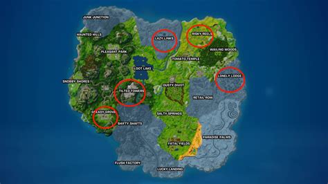 Best Drop Spots On The Og Map In Fortnite Chapter 4 Season 5 Thehiu