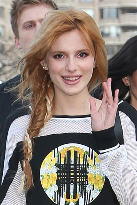Bella Thorne Straight Ginger Fishtail Braid Hairstyle Steal Her Style