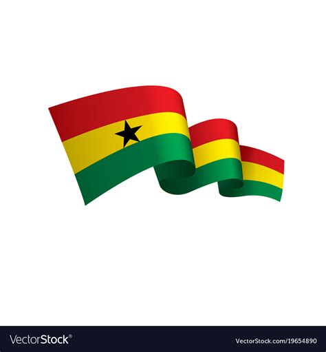 Ghana Flag Royalty Free Vector Image Vectorstock