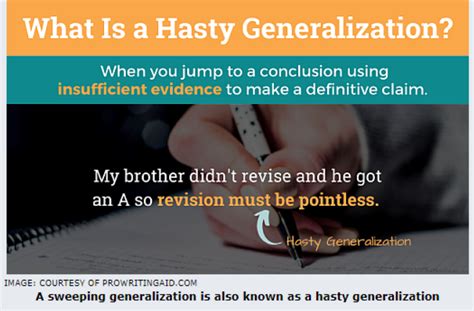 🌷 Hasty Generalization 15 Hasty Generalization Examples 2023 2022 11 06