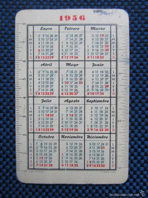 Calendario 1956 Corazón De María De Las Lágrima Comprar Calendarios