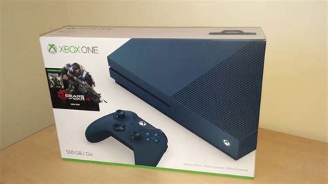 Xbox One S Deep Blue Gears Of War 4 Bundle Youtube
