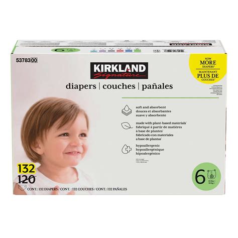 Kirkland Signature Diapers Size Lbs Count W Exclusive
