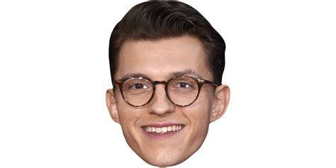Height of the cutout is 97 cm. Tom Holland (Glasses) Big Head - Celebrity Cutouts