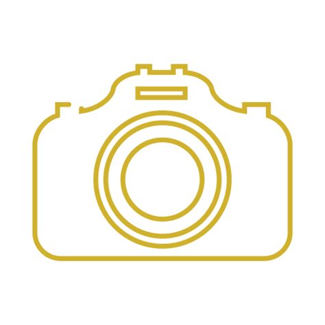 Yellow Camera Line Iconsvg Transparent Png And Svg Vector File