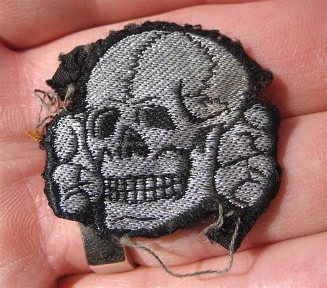 A Very Nice Cap Removed Ss Flat Wire Bullion Cap Skull